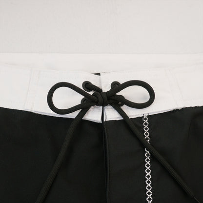 Men's Summer Beach Shorts - In Stock | 4-Way Stretch, Solid & Minimalist | Quick-Drying, Water-Resistant, Sun-Protective & Breathable | Customizable Logo | Athletic Style