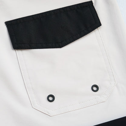 Men's Summer Beach Shorts - In Stock | 4-Way Stretch, Solid & Minimalist | Quick-Drying, Water-Resistant, Sun-Protective & Breathable | Customizable Logo | Athletic Style