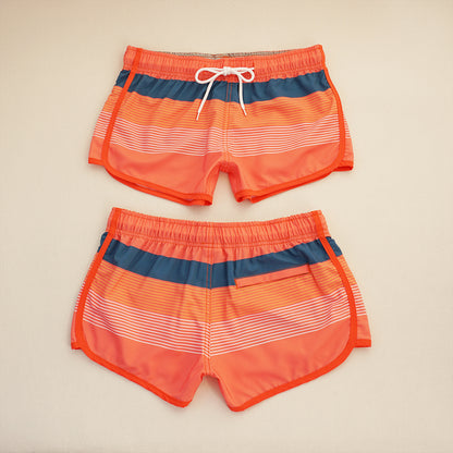 Women's Beach Shorts - In Stock | Minimalist & Sexy | Quick-Drying, Breathable, 4-Way Stretch Fabric | Elastic Waist with Drawstring | Slimming & Versatile