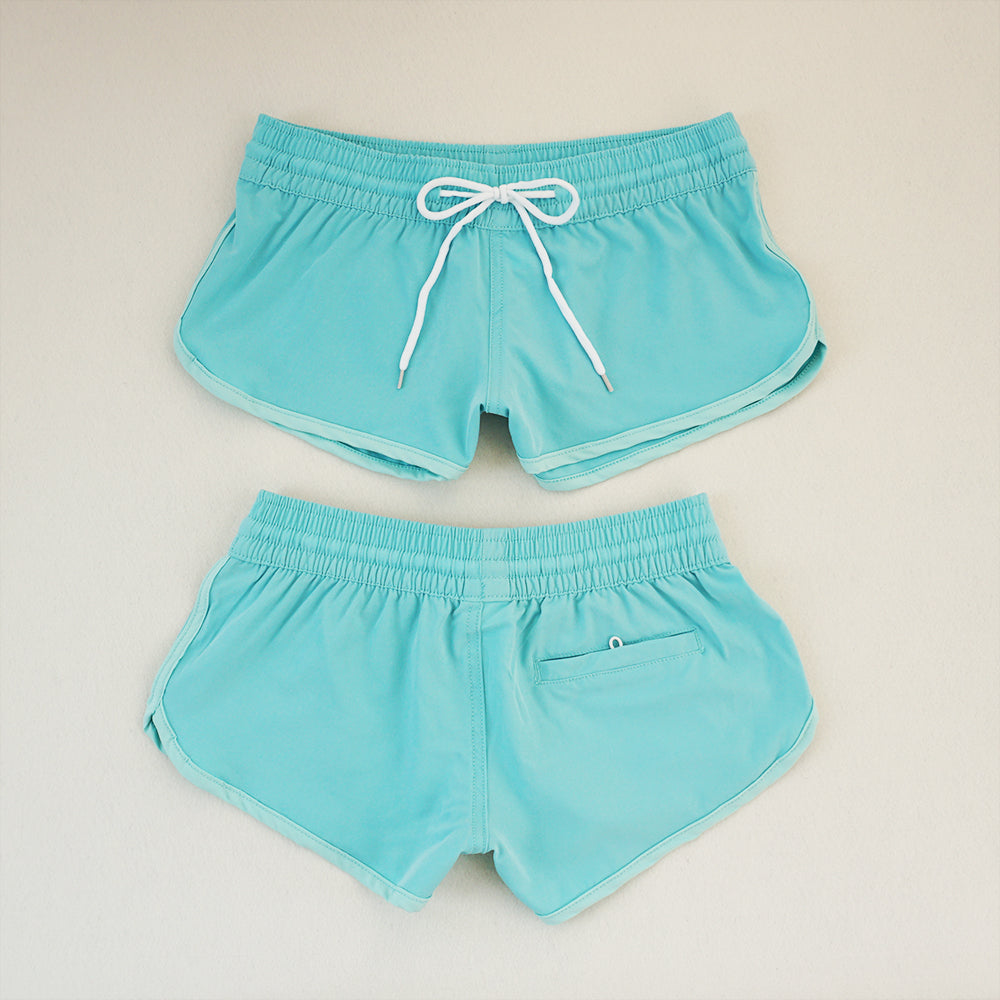 Women's Beach Shorts - In Stock | Minimalist & Sexy | Quick-Drying, Breathable, 4-Way Stretch Fabric | Elastic Waist with Drawstring | Slimming & Versatile