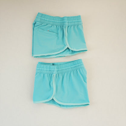 Women's Beach Shorts - In Stock | Minimalist & Sexy | Quick-Drying, Breathable, 4-Way Stretch Fabric | Elastic Waist with Drawstring | Slimming & Versatile