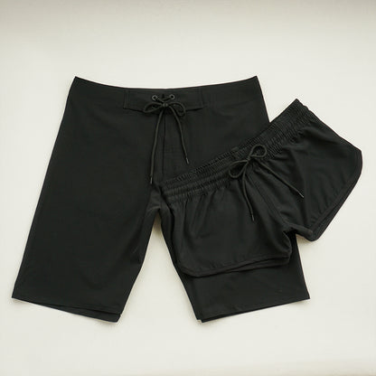 Women's Beach Shorts - In Stock | Minimalist & Sexy | Quick-Drying, Breathable, 4-Way Stretch Fabric | Elastic Waist with Drawstring | Slimming & Versatile