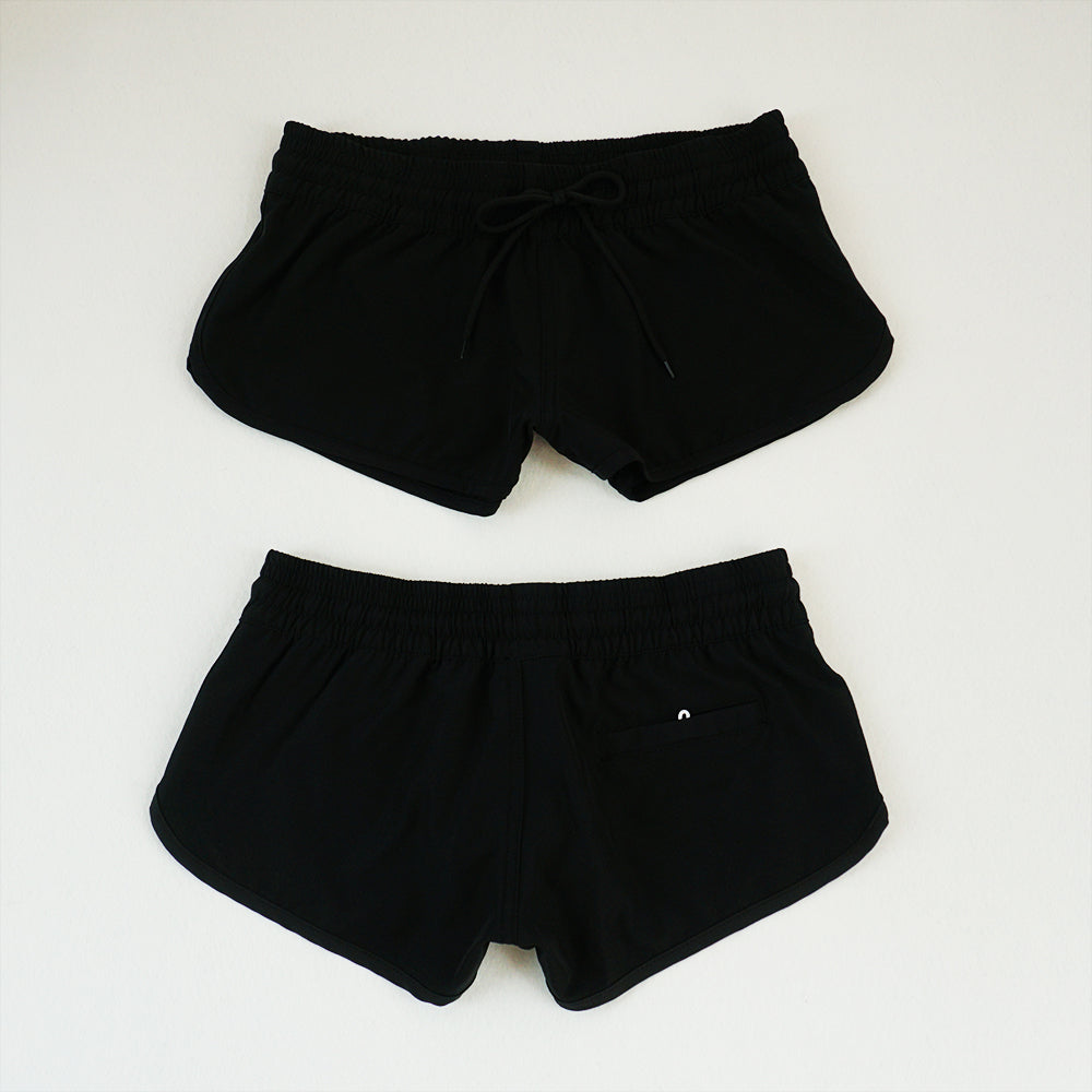 Women's Beach Shorts - In Stock | Minimalist & Sexy | Quick-Drying, Breathable, 4-Way Stretch Fabric | Elastic Waist with Drawstring | Slimming & Versatile