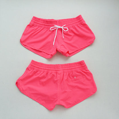 Women's Beach Shorts - In Stock | Minimalist & Sexy | Quick-Drying, Breathable, 4-Way Stretch Fabric | Elastic Waist with Drawstring | Slimming & Versatile