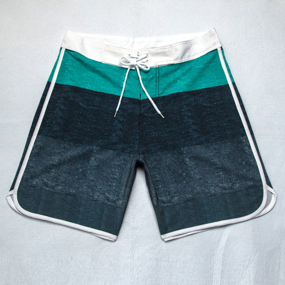 Men's Summer Beach Shorts - In Stock | 4-Way Stretch, Solid & Minimalist | Quick-Drying, Water-Resistant, Sun-Protective & Breathable | Customizable Logo | Athletic Style