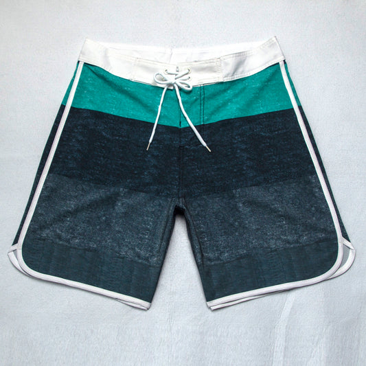 Men's Summer Beach Shorts - In Stock | 4-Way Stretch, Solid & Minimalist | Quick-Drying, Water-Resistant, Sun-Protective & Breathable | Customizable Logo | Athletic Style