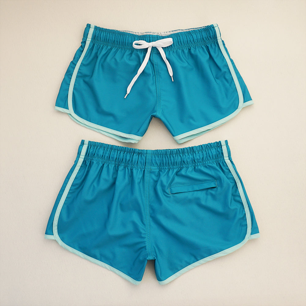 Women's Beach Shorts - In Stock | Minimalist & Sexy | Quick-Drying, Breathable, 4-Way Stretch Fabric | Elastic Waist with Drawstring | Slimming & Versatile