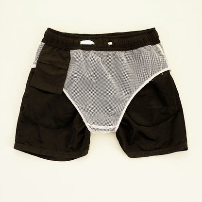 Men's Summer 3-Inch Shorts - In Stock | Quick-Dry Fabric, Ultra-Fast Drying | Elastic Waistband with Built-in Mesh Liner | Suitable for Sports & Swimming | Multi-Functional