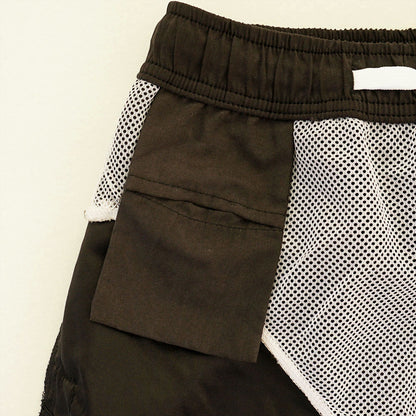 Men's Summer 3-Inch Shorts - In Stock | Quick-Dry Fabric, Ultra-Fast Drying | Elastic Waistband with Built-in Mesh Liner | Suitable for Sports & Swimming | Multi-Functional