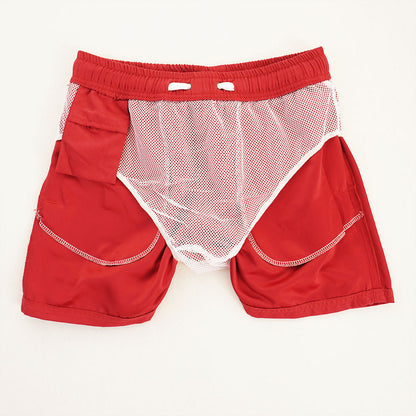 Men's Summer 3-Inch Shorts - In Stock | Quick-Dry Fabric, Ultra-Fast Drying | Elastic Waistband with Built-in Mesh Liner | Suitable for Sports & Swimming | Multi-Functional