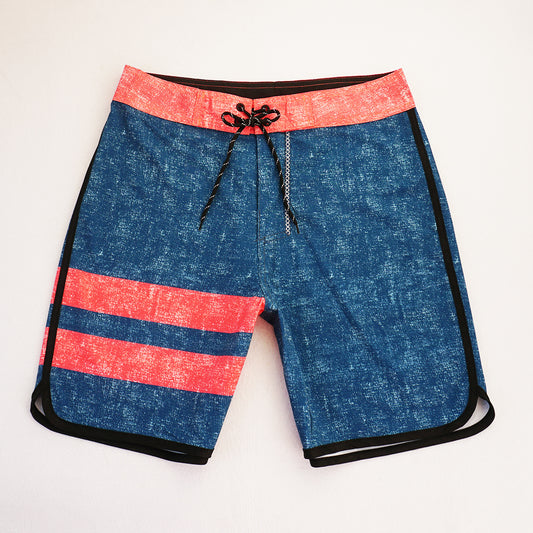 Men's Beach Shorts - In Stock | 4-Way Stretch Fabric, Digital Printing | Quick-Drying, Breathable, Water-Resistant & Sun-Protective | Cool Touch & Drape | Comfort-Focused
