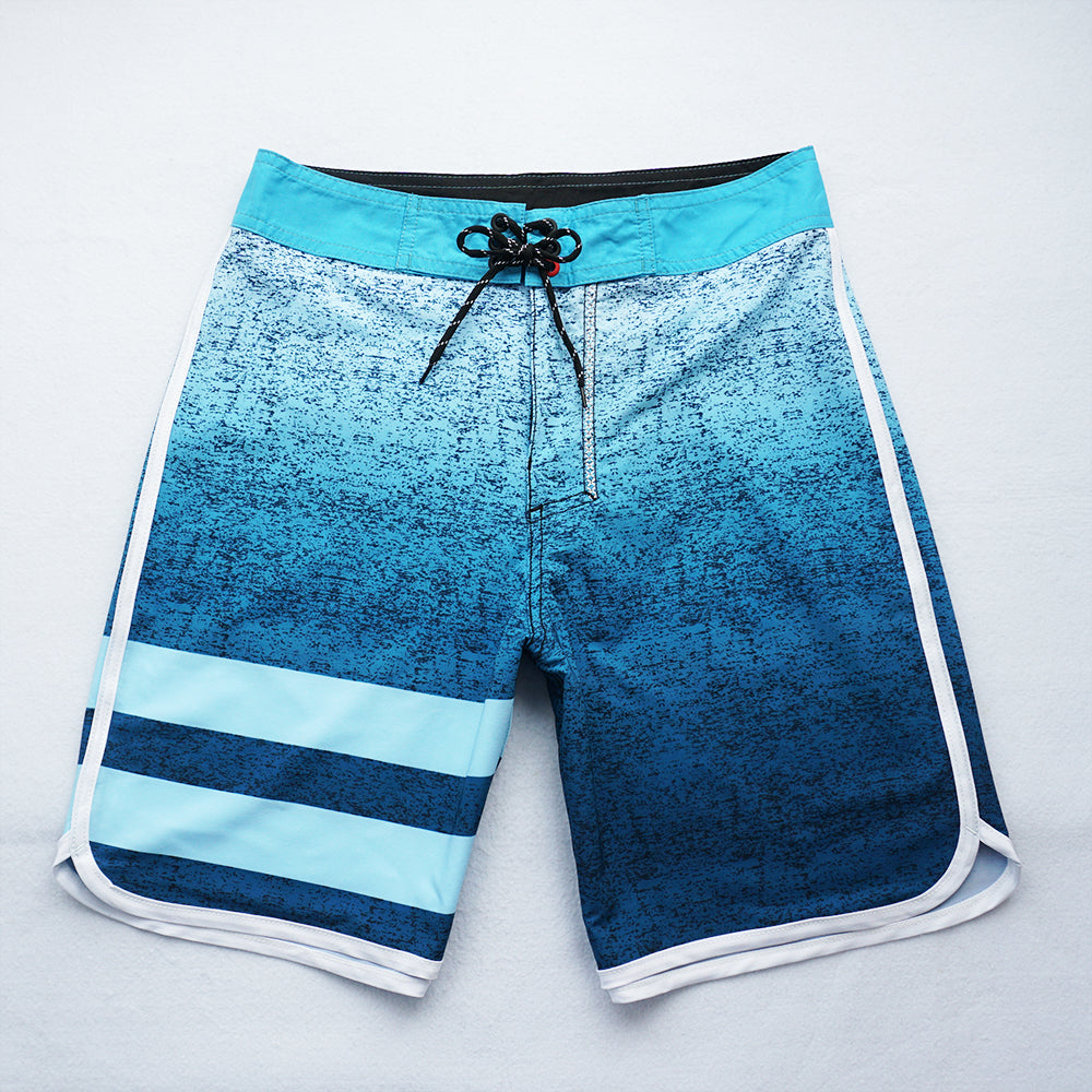 Men's Beach Shorts - In Stock | 4-Way Stretch Fabric, Digital Printing | Quick-Drying, Breathable, Water-Resistant & Sun-Protective | Cool Touch & Drape | Comfort-Focused