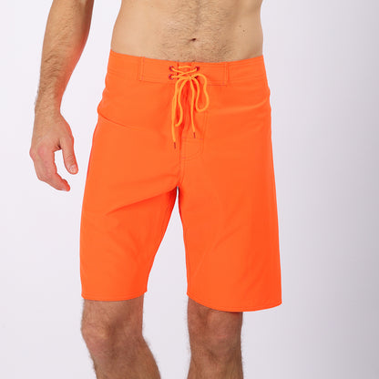 Men's Summer Beach Shorts - In Stock | 4-Way Stretch, Solid & Minimalist | Quick-Drying, Water-Resistant, Sun-Protective & Breathable | Customizable Logo | Athletic Style