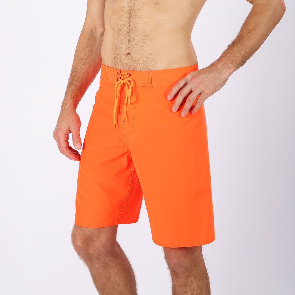 Men's Summer Beach Shorts - In Stock | 4-Way Stretch, Solid & Minimalist | Quick-Drying, Water-Resistant, Sun-Protective & Breathable | Customizable Logo | Athletic Style