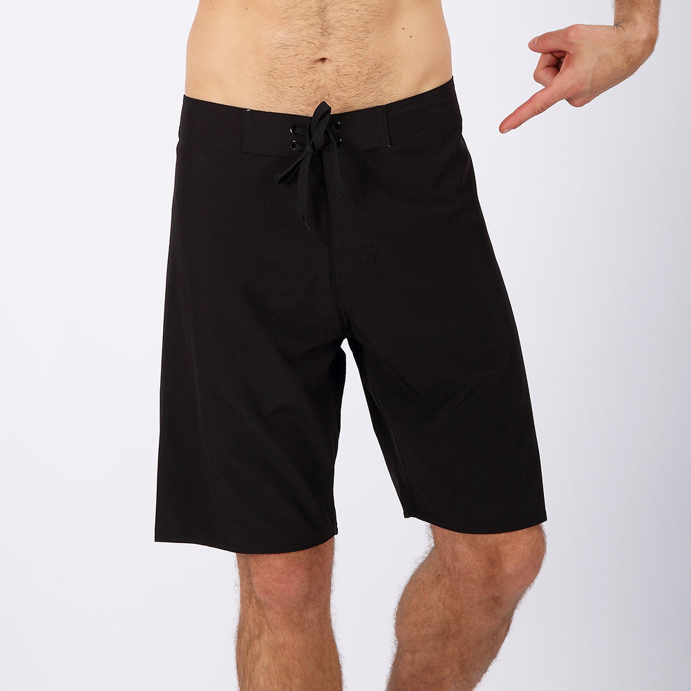 Men's Summer Beach Shorts - In Stock | 4-Way Stretch, Solid & Minimalist | Quick-Drying, Water-Resistant, Sun-Protective & Breathable | Customizable Logo | Athletic Style