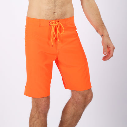 Men's Summer Beach Shorts - In Stock | 4-Way Stretch, Solid & Minimalist | Quick-Drying, Water-Resistant, Sun-Protective & Breathable | Customizable Logo | Athletic Style
