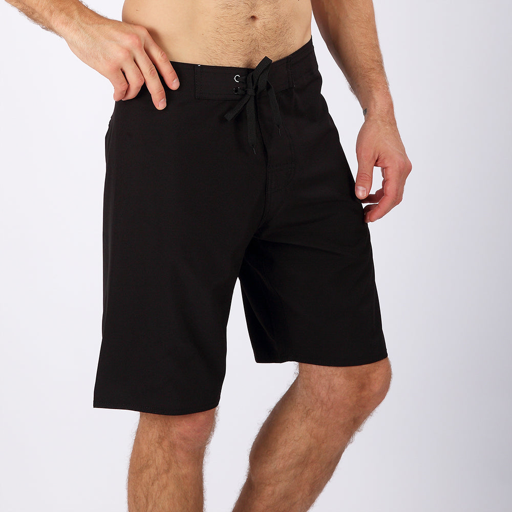 Men's Summer Beach Shorts - In Stock | 4-Way Stretch, Solid & Minimalist | Quick-Drying, Water-Resistant, Sun-Protective & Breathable | Customizable Logo | Athletic Style