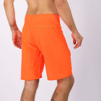 Men's Summer Beach Shorts - In Stock | 4-Way Stretch, Solid & Minimalist | Quick-Drying, Water-Resistant, Sun-Protective & Breathable | Customizable Logo | Athletic Style