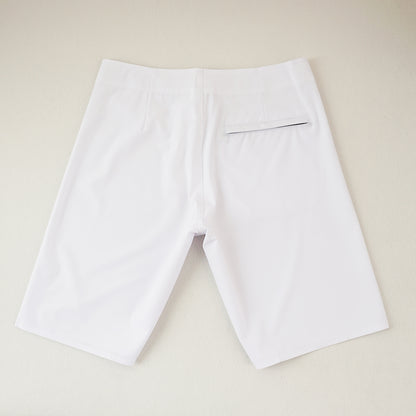 Men's Summer Beach Shorts - In Stock | 4-Way Stretch, Solid & Minimalist | Quick-Drying, Water-Resistant, Sun-Protective & Breathable | Customizable Logo | Athletic Style