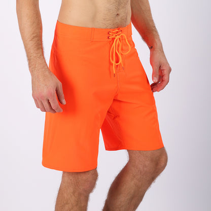 Men's Summer Beach Shorts - In Stock | 4-Way Stretch, Solid & Minimalist | Quick-Drying, Water-Resistant, Sun-Protective & Breathable | Customizable Logo | Athletic Style
