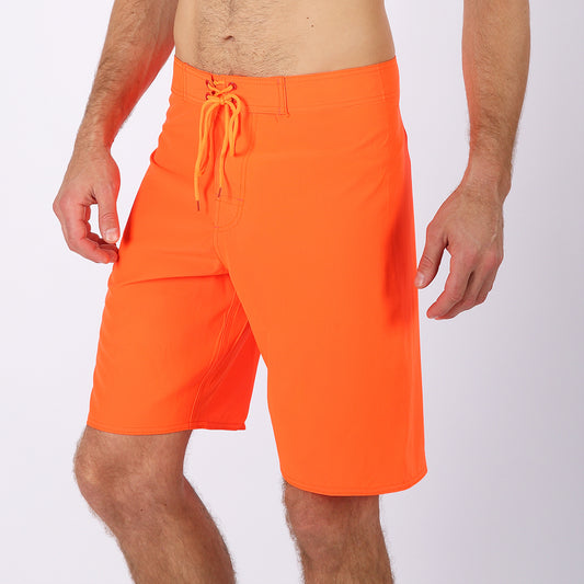 Men's Summer Beach Shorts - In Stock | 4-Way Stretch, Solid & Minimalist | Quick-Drying, Water-Resistant, Sun-Protective & Breathable | Customizable Logo | Athletic Style