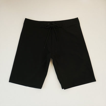 Men's Summer Beach Shorts - In Stock | 4-Way Stretch, Solid & Minimalist | Quick-Drying, Water-Resistant, Sun-Protective & Breathable | Customizable Logo | Athletic Style