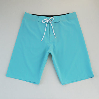 Men's Summer Beach Shorts - In Stock | 4-Way Stretch, Solid & Minimalist | Quick-Drying, Water-Resistant, Sun-Protective & Breathable | Customizable Logo | Athletic Style