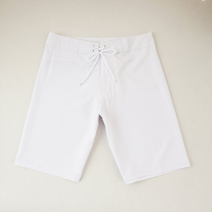 Men's Summer Beach Shorts - In Stock | 4-Way Stretch, Solid & Minimalist | Quick-Drying, Water-Resistant, Sun-Protective & Breathable | Customizable Logo | Athletic Style