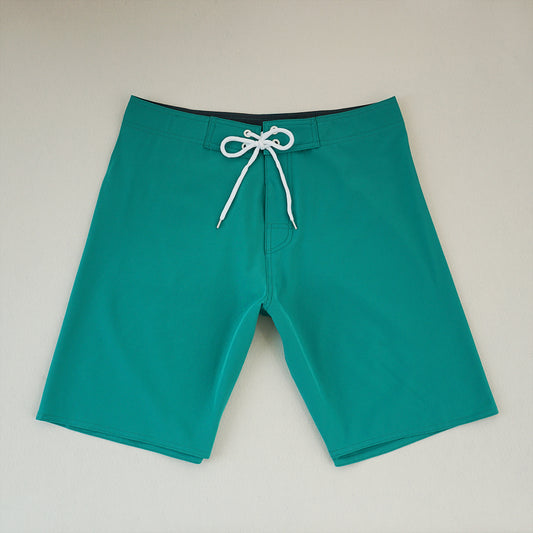 Men's Summer Beach Shorts - In Stock | 4-Way Stretch, Solid & Minimalist | Quick-Drying, Water-Resistant, Sun-Protective & Breathable | Customizable Logo | Athletic Style